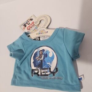 Star Wars BUILD A BEAR Boys Girls REY Fan T Shirt Top 2017 Edition New with tags